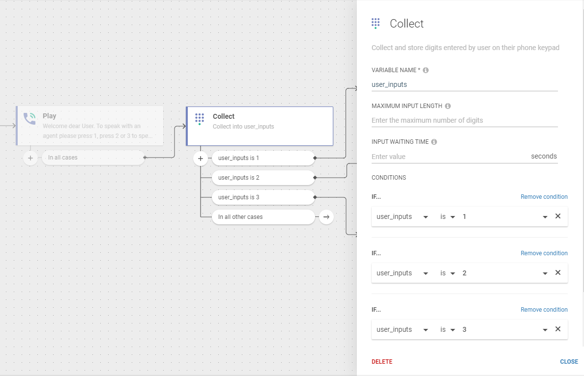 Flow use case -  Improve Customer Care Responsiveness - use collect element