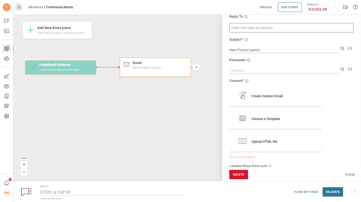 Create Flow Email 