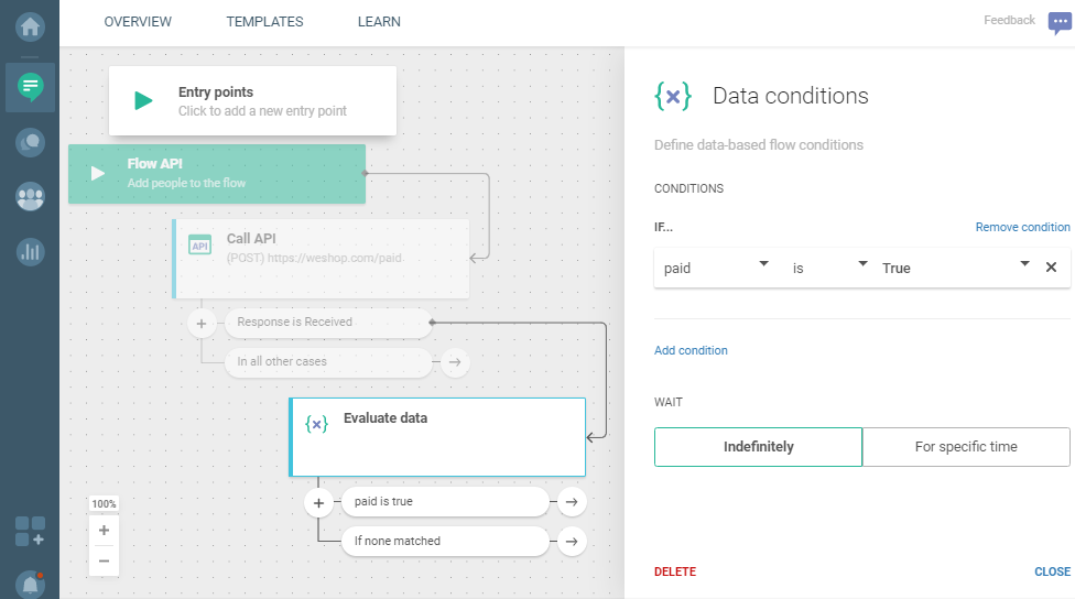 Flow use case - Automate Your Welcome Messages - evaluate data