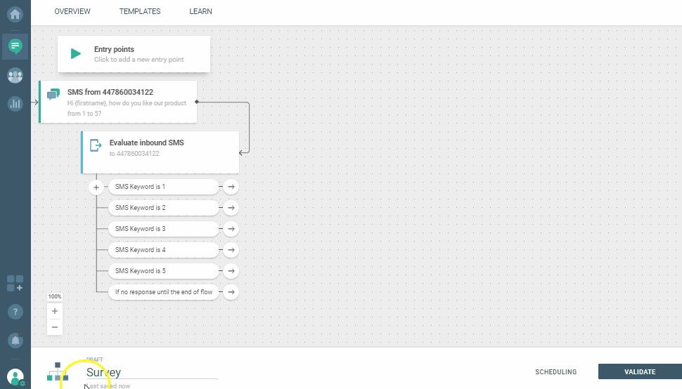 Flow use case - Collect Customer Feedback - add tag