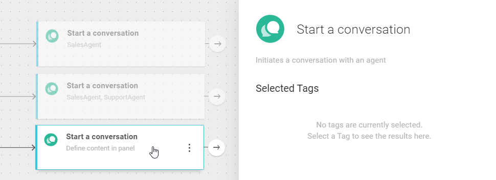 WhatsApp use case - Assign a Customer Inquiry to the Right Agent - no tags selected