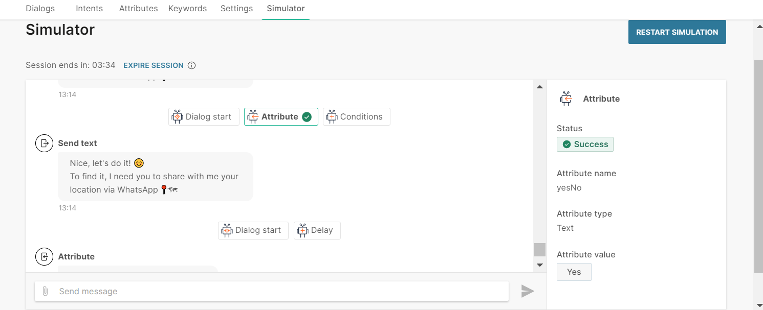 Answers simulator