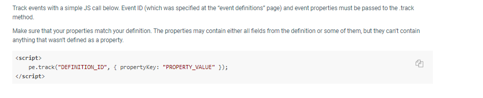 tracking events on communication platform