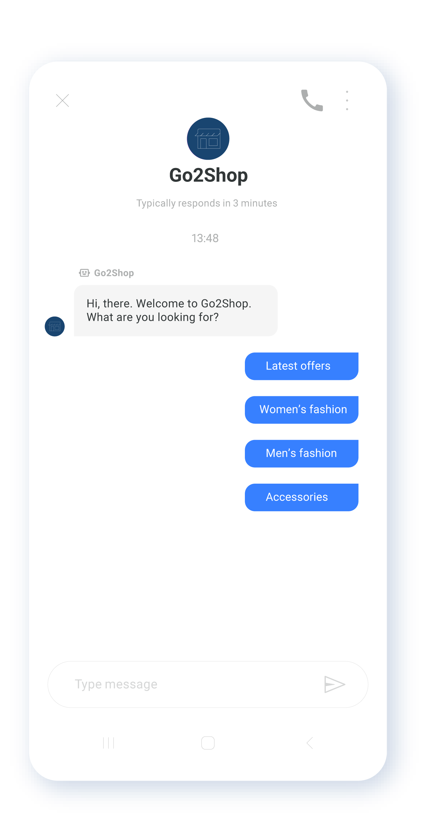 Google Business Messages conversation starters