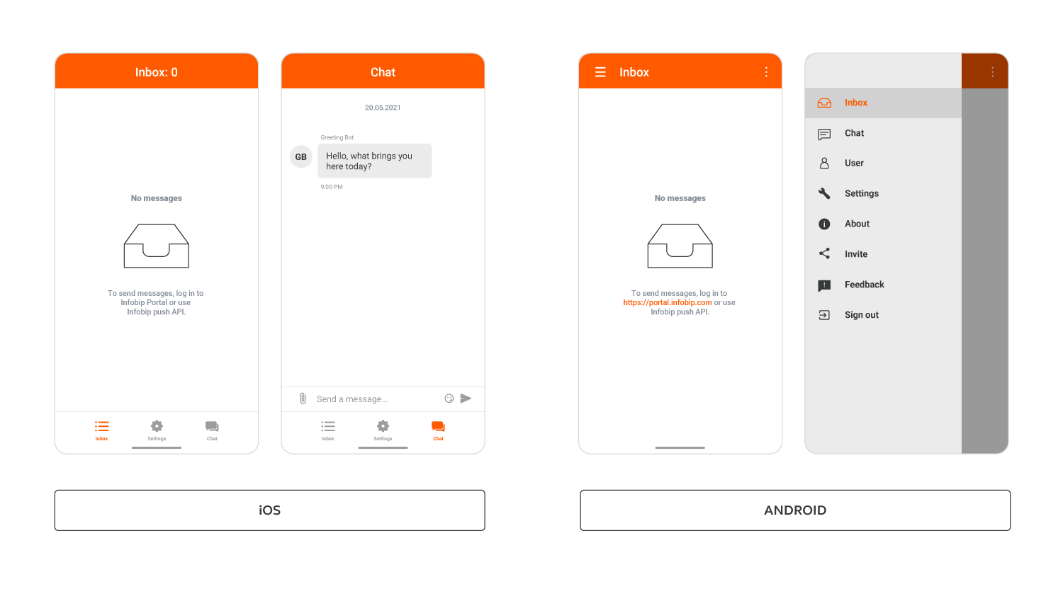 Live Chat - Start a conversation on iOS and Android