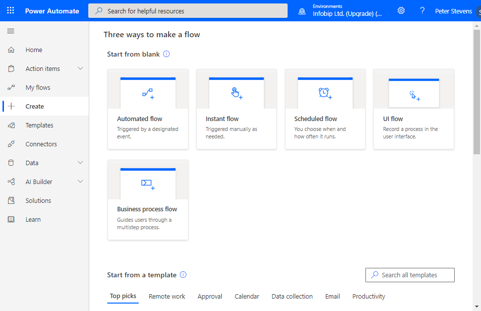 Microsoft Power Automate with Infobip