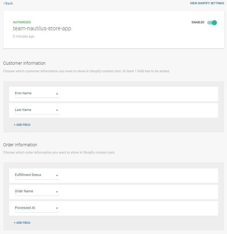 Conversations - Shopify customization options