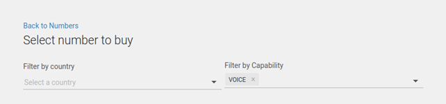 Buy a Voice number 