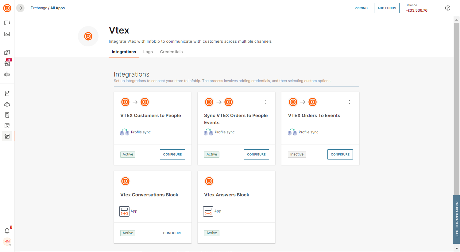 VTEX Conversations Block