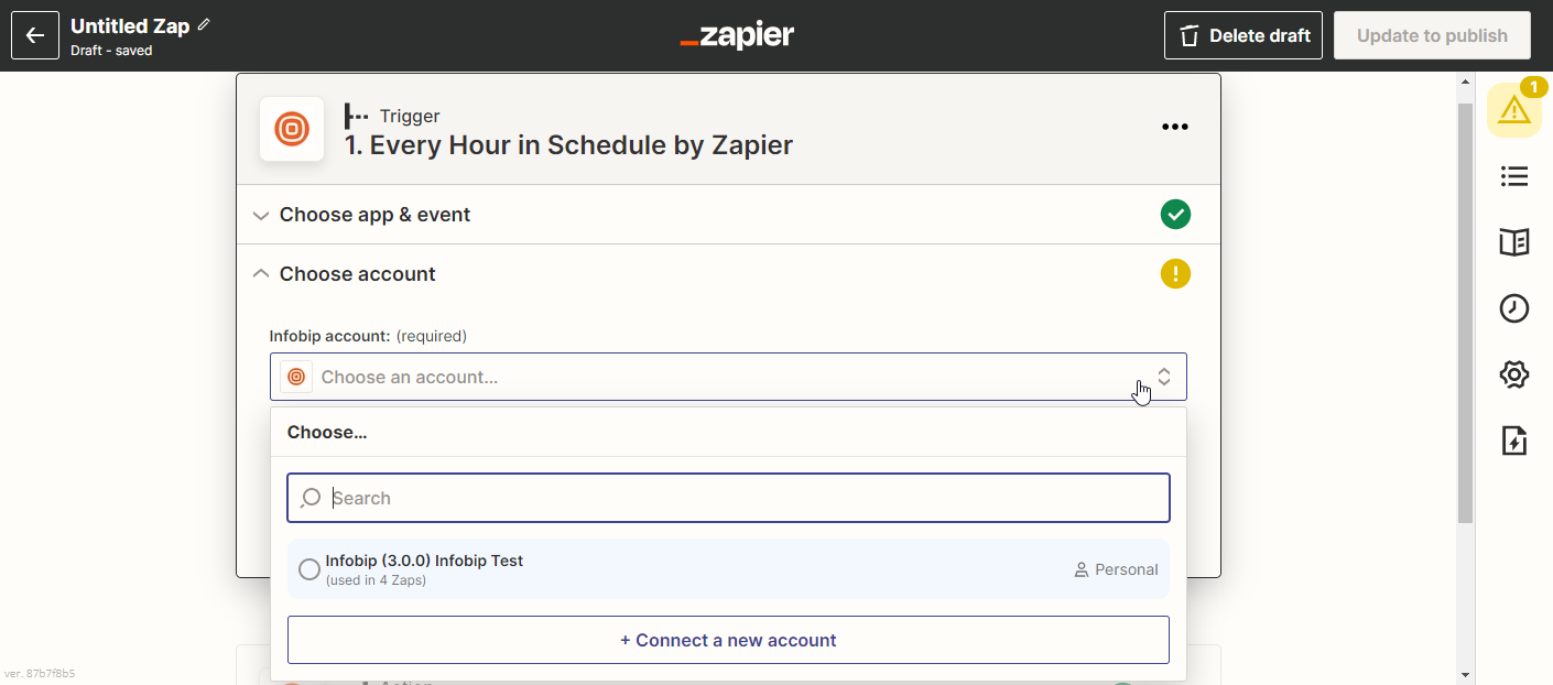 Create or Connect Infobip Account